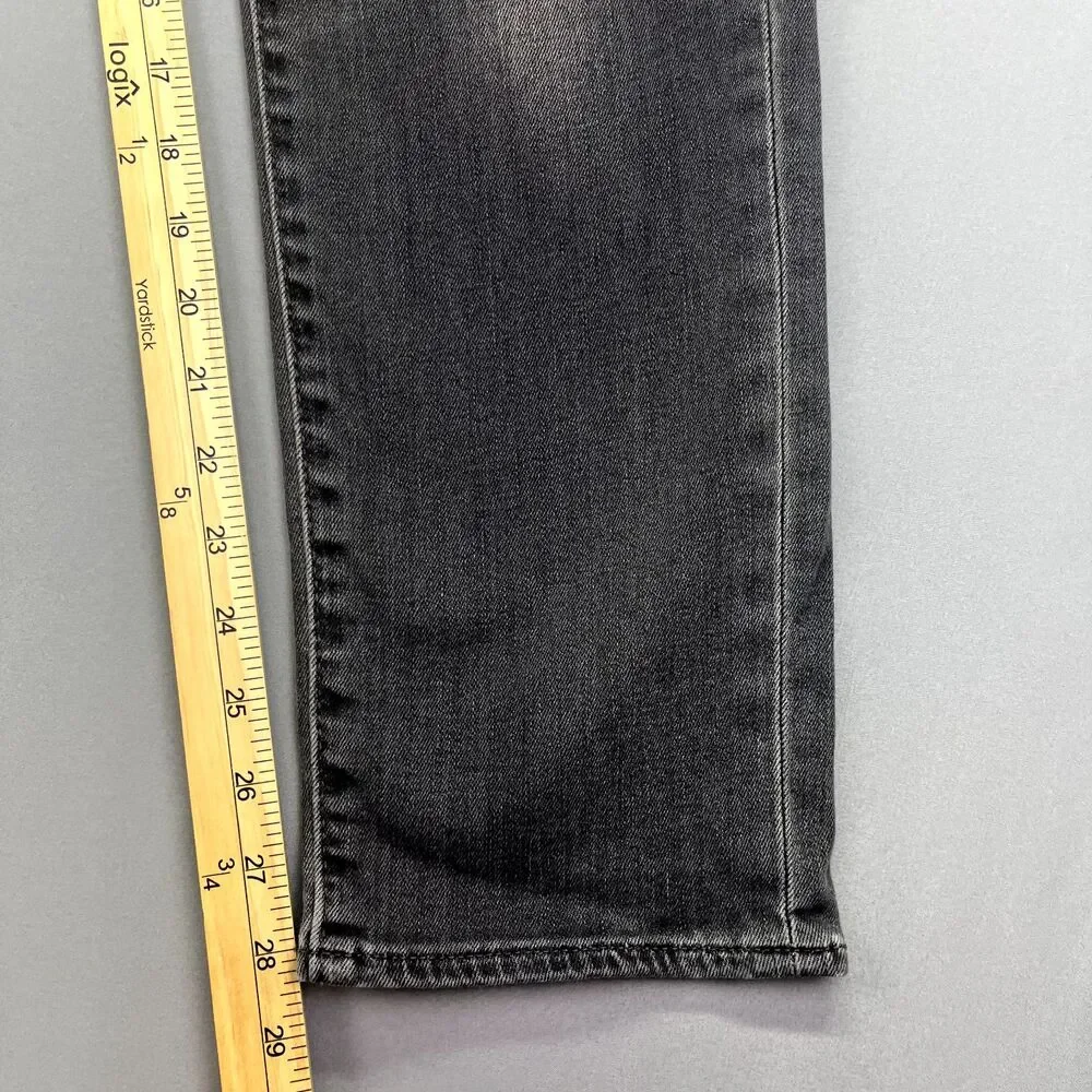 Levi's Premium‎ 511 Slim Fit Jeans Stretch Gray/Black Men's Tag Size 29x30 Fade